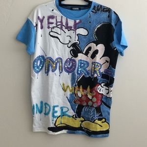 Cute Mickey Tshirt Freesize